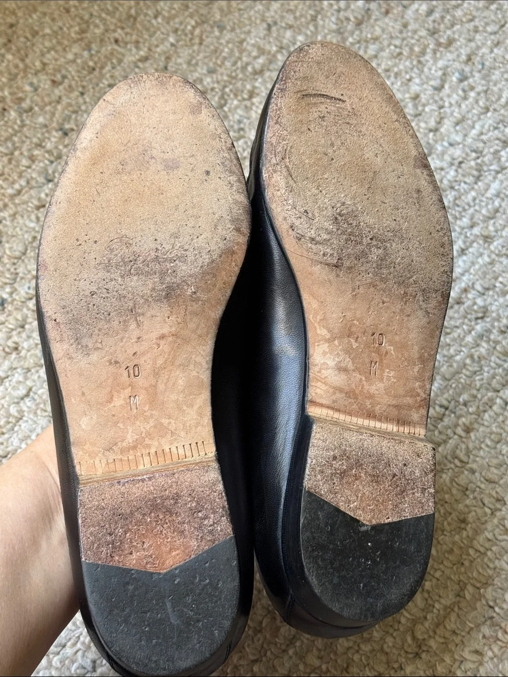 BRAGANO by COLE HAAN Black Leather Slip-On Loafers Size 10 (Men’s)